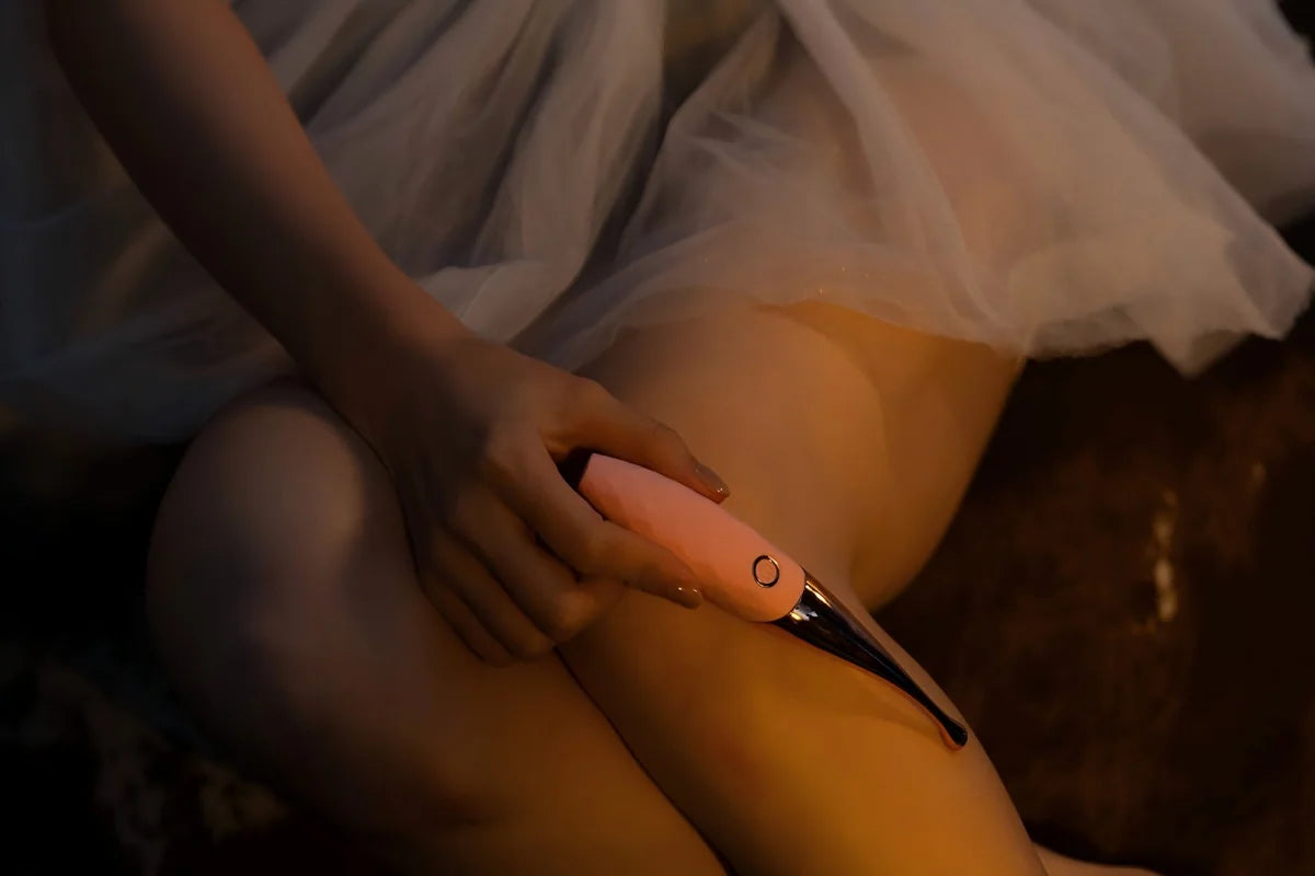 SHEVEREIGN Deep Secrets G Spot Vibrator close-up showcasing refined curves, ergonomic design, and sensual precision