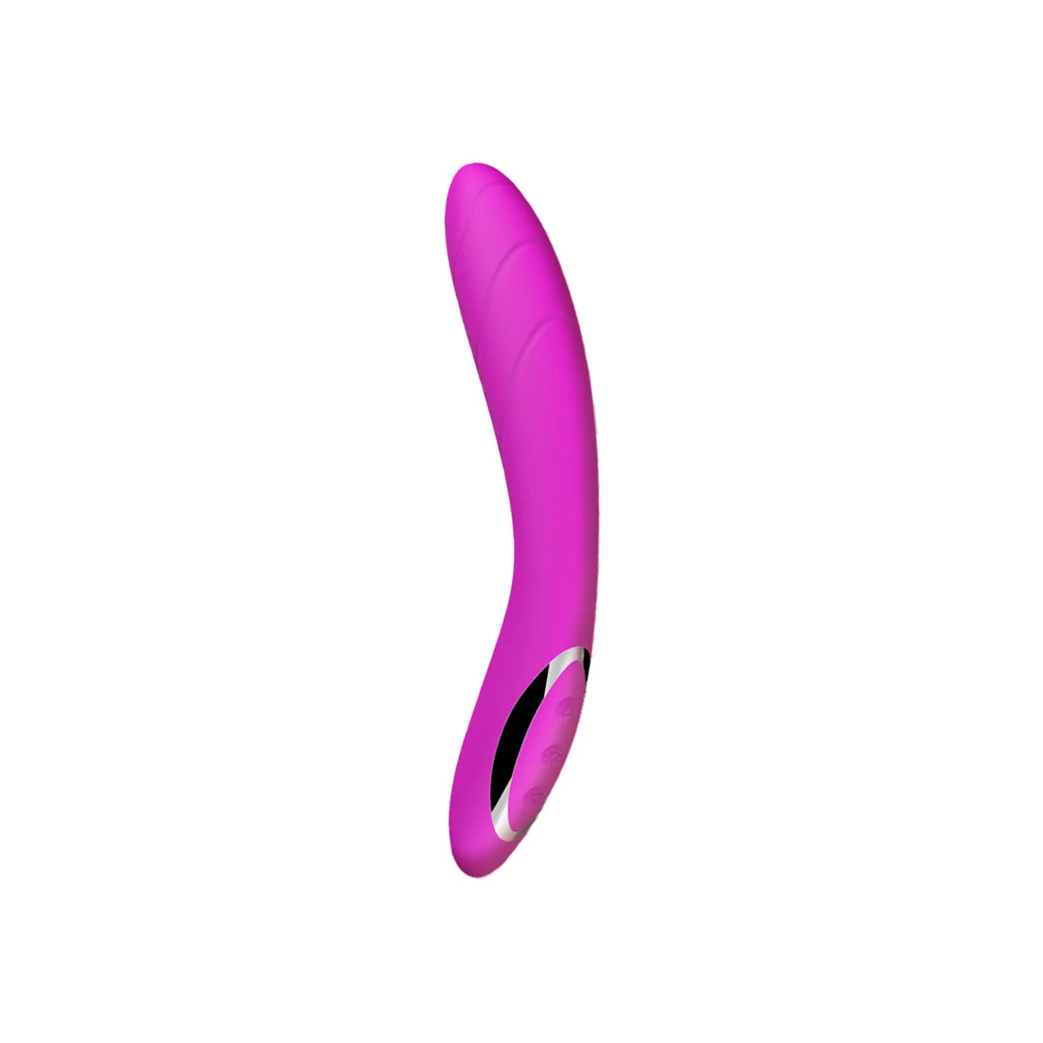 SHEVEREIGN Fuchsia Wave G Spot Vibrator in vivid fuchsia curve designed for intense internal rhythm and pleasurable control