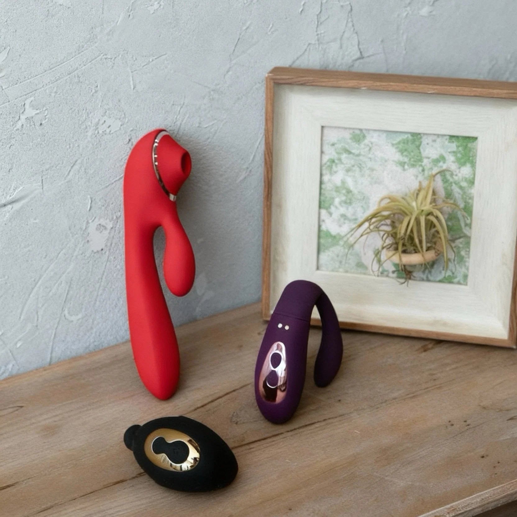 SHEVEREIGN Own Touch vibrator Collection image featuring suction clit vibrators with refined rhythmic design, crafted for intimate stimulation, sensory harmony, and the modern art of feminine pleasure